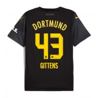 Billiga Borussia Dortmund Jamie Bynoe-Gittens #43 Borta fotbollskläder 2024-25 Kortärmad